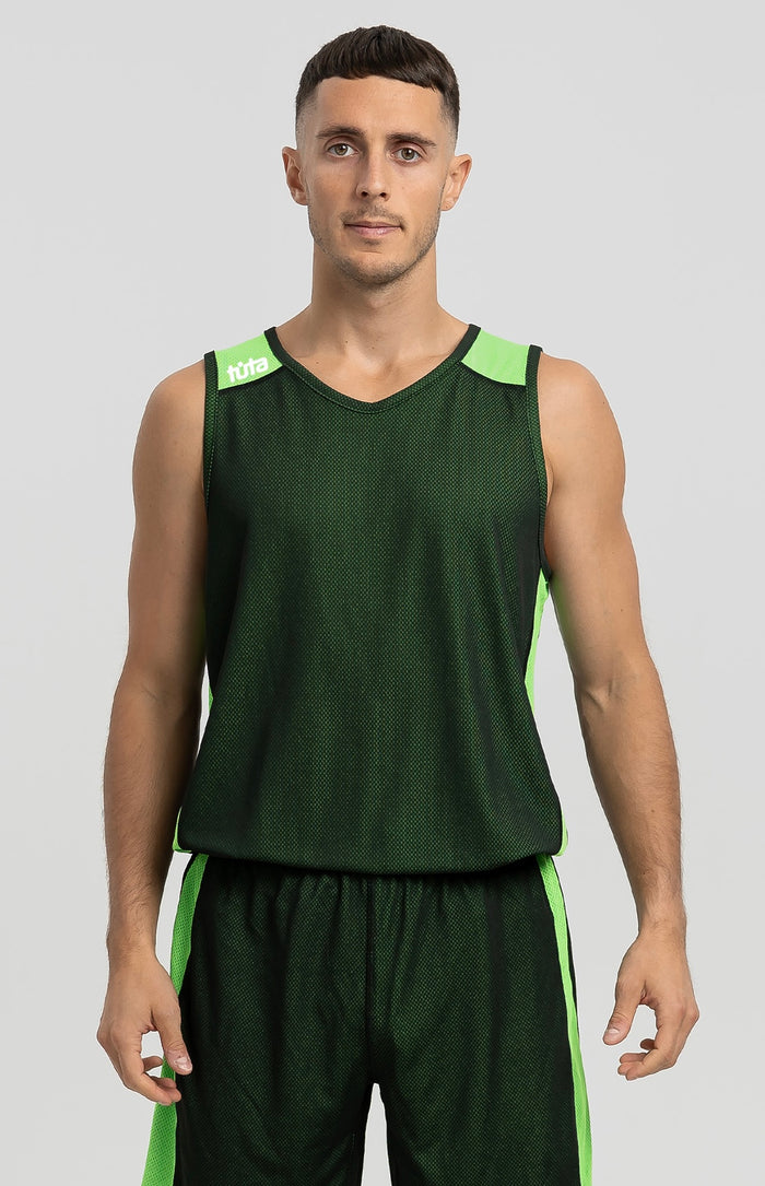 Double-sided basketball jersey